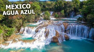 MOST BEAUTIFUL WATERFALLS WE HAVE EVER SEEN! AGUA AZUL (CHIAPAS MEXICO) 