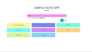 Note App In JavaScript With Source Code | Source Code & Projects