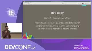 Unit testing and mocking with cmocka - DevConf.CZ 2020