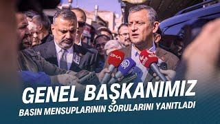 CHP GENEL BAŞKANI ÖZGÜR ÖZEL BASIN MENSUPLARININ SORULARINI YANITLADI 09/11/2024