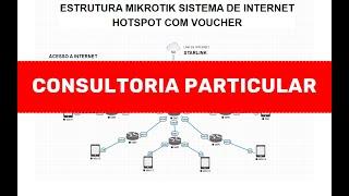 ESTRUTURA MIKROTIK SISTEMA DE INTERNET HOTSPOT VOUCHER ONLINE CONSULTORIA - SUPORTE ONLINE