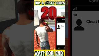 TOP 3 SECRET CHEAT CODES IN INDIAN BIKE DRIVING 3D NEW UPDATES ALL SECRET CODE #shorts #gta #gta5