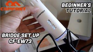 Pisowifi Comfast CF-EW73 (Outdoor) Bridge Mode Super Easy Setup | Beginner's Tutorial - Step By Step