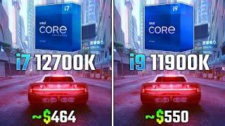 INTEL i7-12700K vs INTEL i9-11900K | Test in 6 Games