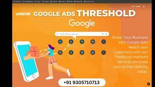 google ads threshold reaction /google ads threshold method / google ads threshold / google ads