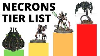 Necrons Unit Tier List in 10th Edition Codex - Strongest + Weakest Necron Datasheets