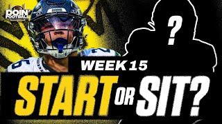 Fantasy Football Week 15 START EM and SIT EM