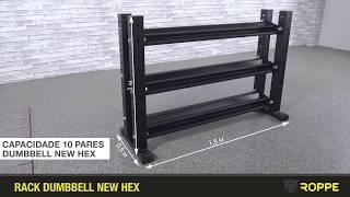 Rack Dumbbell New Hex ROPPE