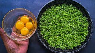 Add eggs to broccoli! Quick breakfast in 5 minutes, simple and delicious recipe