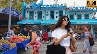 Istanbul Turkiye 4K Walking Tour Uskudar Bazaar District Asian Side