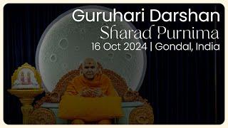 Sharad Purnima, Guruhari Darshan, 16 Oct 2024, Gondal, India