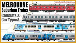 Consists & Car Types // The Makeup of Melbourne Suburban Trains!