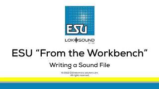 ESU Tutorial EN LokSound5 Downloading and Writing Soundprojects with the  ESU LokProgrammer