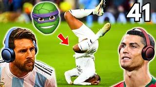 Messi & Ronaldo react to Funny Clips 41!