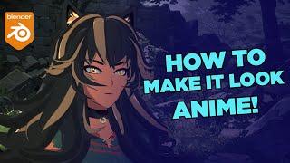 Create an Amazon Anime Catwoman  in Blender