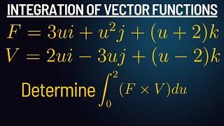 How To Solve Problems on The Integration of vectors 2 #calculus