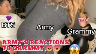 Army's REACTION to GRAMMY - THEY WERE DISAPPOINTED - GRAMMY AWARD 2021