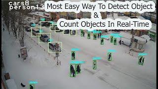 Most Easy Way To Object Detection & Object Counting In Real Time | computer vision | python opencv