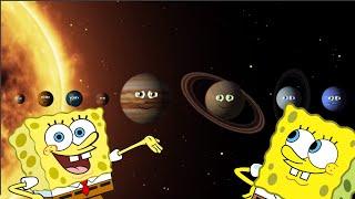 KLT planets song, but Spongebob sings it (AI)