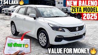 2025 New Maruti Suzuki Baleno Zeta Model  | Full Detailed Review With On Road Price