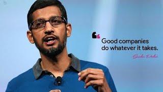 When Something Is Free, You Are The Product | Golden Rule Sundar Pichai| HD