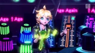 [60fps Full] アゲアゲアゲイン Age age Again -ft Kagamine Len V⁴ - PS4 FT [+VSQx]