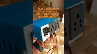 DC TO AC CONVERTER 100W with solar charge controller