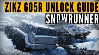 SnowRunner: How to UNLOCK Zikz 605R & Cosmodrome GARAGE