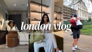 London vlog: wedding shopping + running my first 10km!