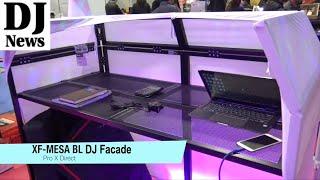 Mesa Foldable Portable DJ Facade From Pro X Direct XF-MESA BL | Disc Jockey News