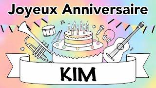 NOUVEAU Joyeux anniversaire Kim Jazz Manouche Swing Guitare