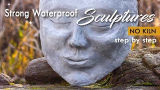 Air Dry Clay Alternative - Waterproof DIY Garden Sculpture IDEAS - Pal Tiya Premium FACE SCULPTURE