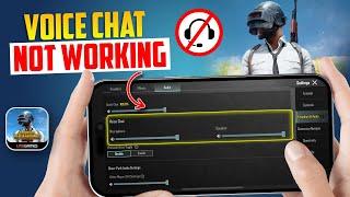How to Fix PUBG Mobile Voice Chat Not Working on iPhone | PUBG Voice Chat Problem