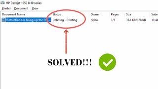 HOW TO FIX WHEN A DOCUMENT IS STUCK IN THE PRINTER SPOOLER? | SOLVED | PRINTER HACKS