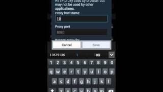 How to change proxy settings on Android phone