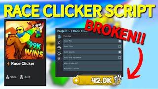 (BROKEN) RACE CLICKER ROBLOX SCRIPT!! AUTO WIN, AUTO HATCH AND MORE!! *PASTEBIN 2024*