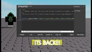 Roblox Synapse X is BACK? | FREE AND KEYLESS (BEST PC EXECUTOR)