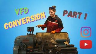 Lathe VFD Conversion. PART 1 Colchester Student: 3 Phase to Single Phase