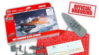 Official Unboxing Airfix: Starter Set - RNLI Shannon Class Lifeboat (A55015)