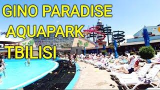 [4K]GINO PARADISE AQUAPARK TBILISI GEORGIA/ჯინო სამოთხის აკვაპარკი