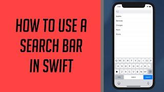 How to use a Search Bar in Swift
