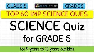 Class 5 Science Quiz | Science Questions for class 5 | Science Quiz for Grade 5 | year 5 quiz