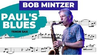 paul's blues [BOB MINTZER] [tenor sax]