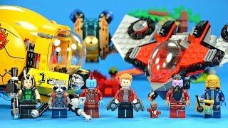 LEGO Guardians of the Galaxy Vol. 2 Ravager Attack 76079 & Ayesha's Revenge 76080 Marvel Superheroes