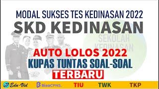 Soal Tes SKD KEDINASAN 2022 - Pembahasan Soal Try Out dari BisaCPNS