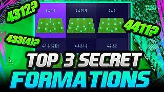 FIFA 21 | TOP 3 *SECRET META* FORMATIONS POST PATCH  + CUSTOM TACTICS/INSTRUCTIONS - FIFA 21