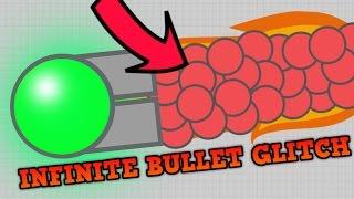 INFINITE BULLET GLITCH! Infinite Reload Fastest Shooting TANKS! Diep.io hack/mod