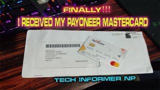 Payoneer master card deliver