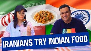 Iranians try Indian Food