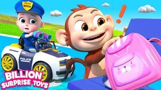 Outdoor playground police stories! Educational Funny Show for Kids